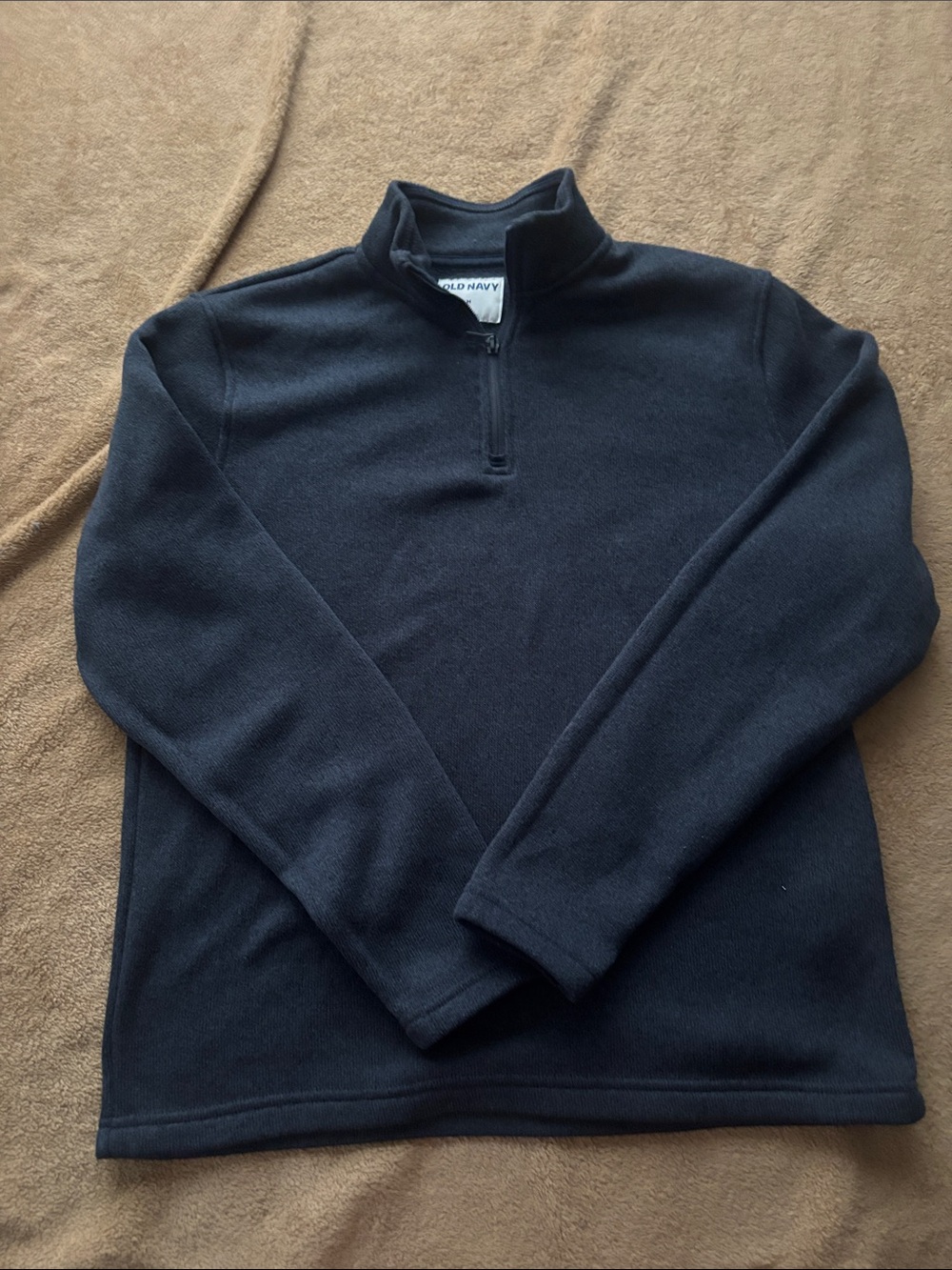 Old Navy Men's Zip-Neck Fleece Sweater - Black